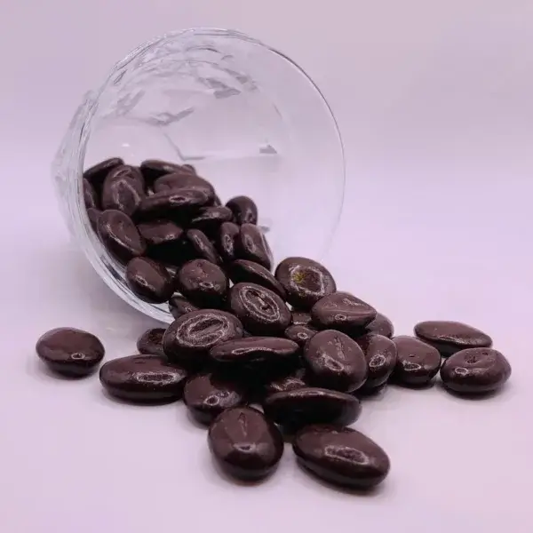 Chocolade koffieboontjes puur