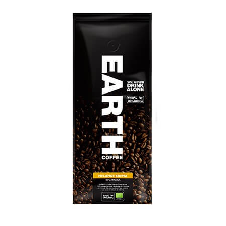 EARTH koffie melange crema 1kg koffiebonen