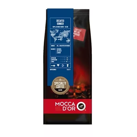 Mocca d'Or Decafeo Donker 1kg koffiebonen