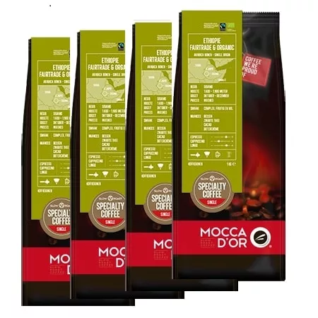 Mocca d'Or Ethiopië Fairtrade Bio 4kg koffiebonen