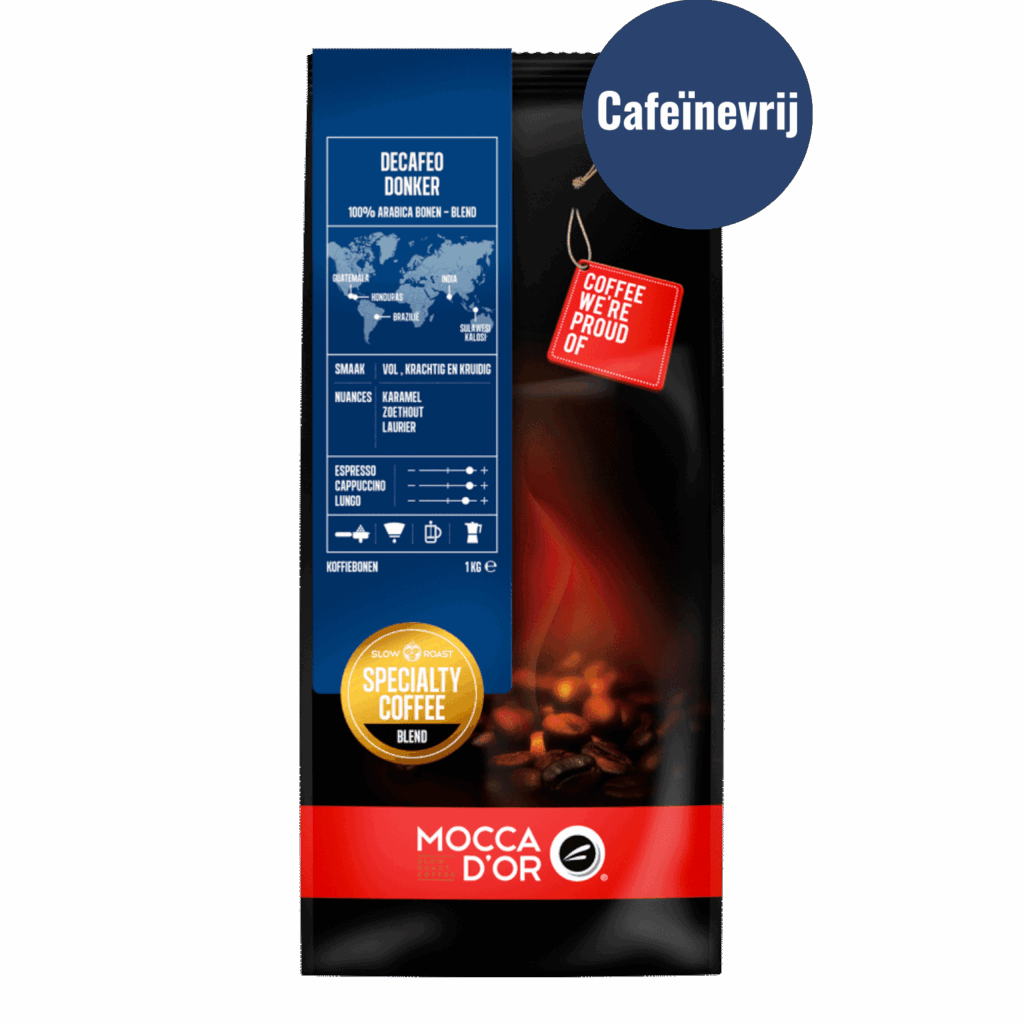 Decaf Donker - 100% Arabica - Blend - Cafeinevrij