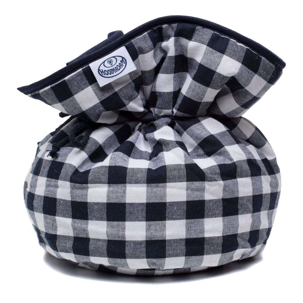 Theemuts Hooimadam boerenbont marine ruit