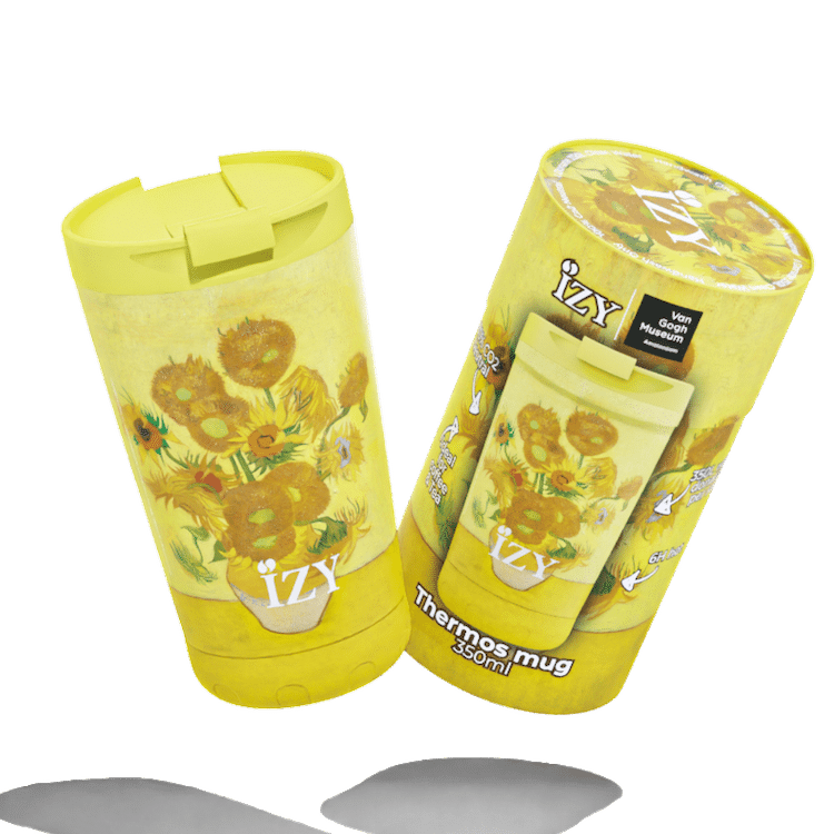 Izy thermosbeker zonnebloem